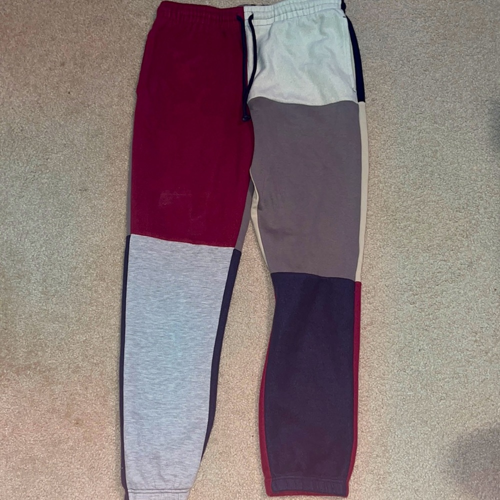 Never Worn Pacsun Patchwork Joggers (medium)